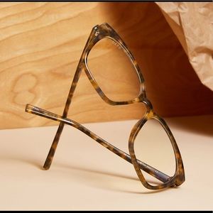 DIFF EYEWEAR Finn Sea Tortoise Blue Light Glasses